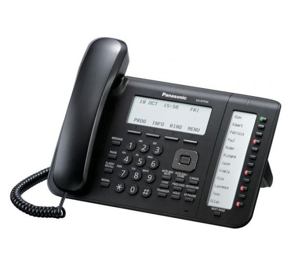 SIP-телефон Panasonic KX-NT556RU-B черный